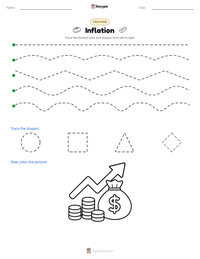Inflation printable worksheet preview
