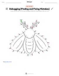 Debugging (Finding and Fixing Mistakes) printable worksheet preview