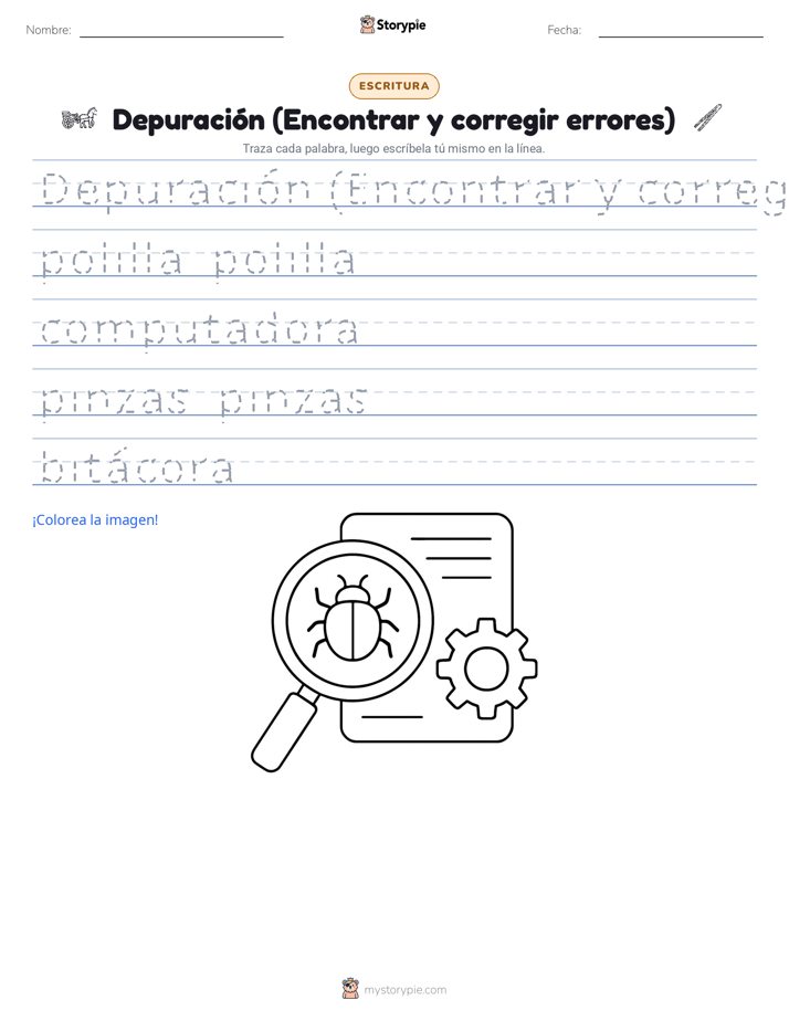 Práctica de Escritura