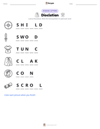 Diocletian printable worksheet preview