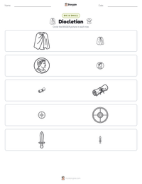 Diocletian printable worksheet preview