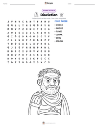 Diocletian printable worksheet preview