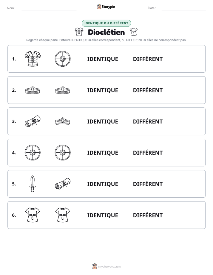 Identique ou Différent