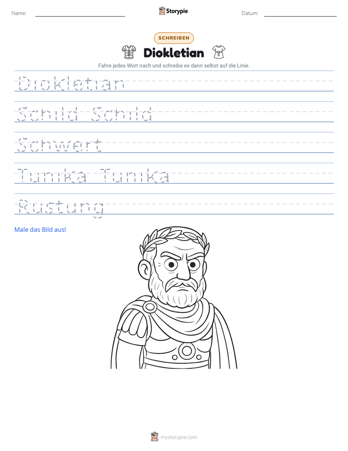 Schreibübung