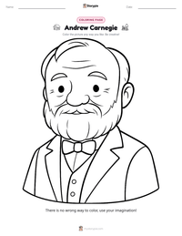 Andrew Carnegie printable worksheet preview