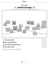 Andrew Carnegie druckbare Arbeitsblatt Vorschau