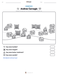 Andrew Carnegie yazdırılabilir çalışma sayfası önizlemesi