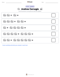 Andrew Carnegie printable worksheet preview