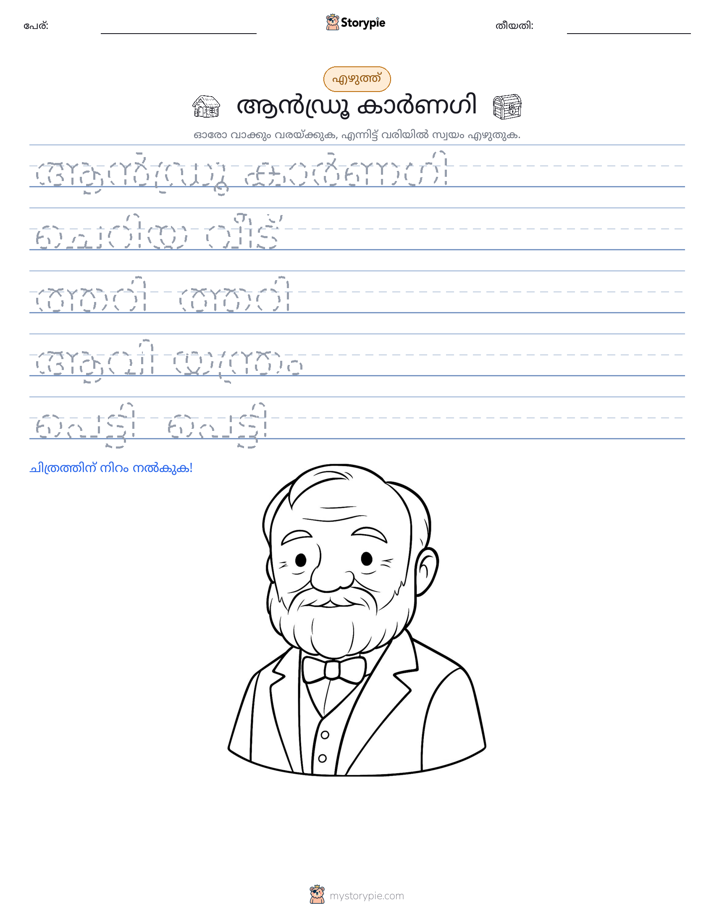 എഴുത്ത് പരിശീലനം
