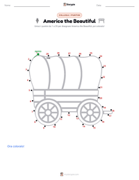 Anteprima della scheda stampabile di America the Beautiful