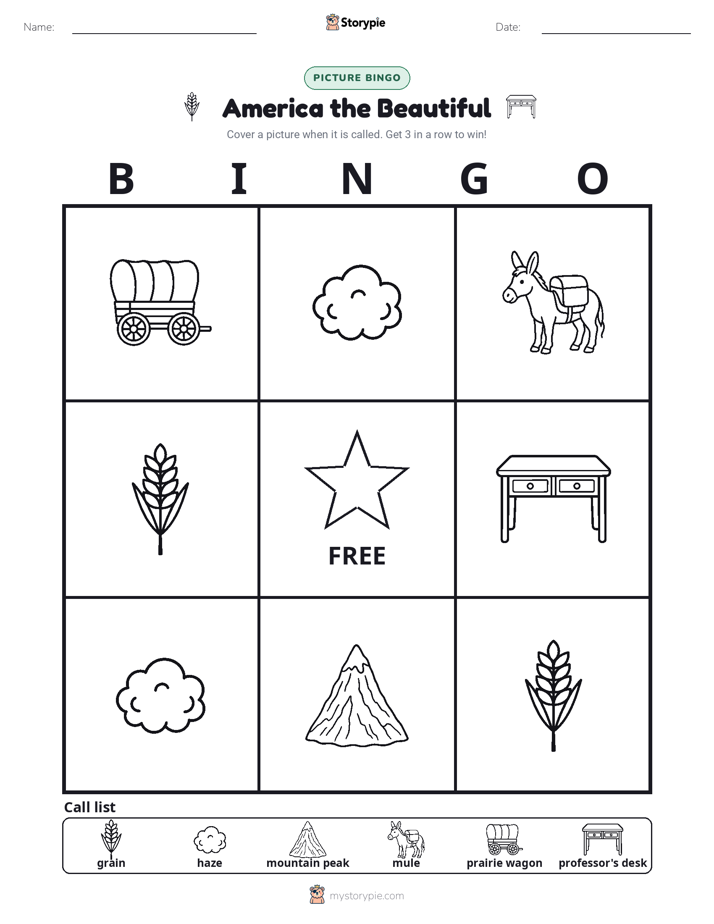 Picture Bingo