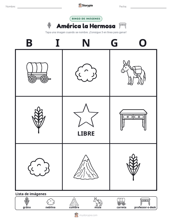 Bingo de Imágenes