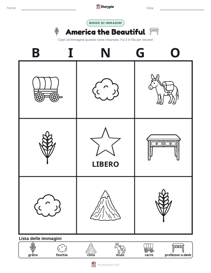 Bingo delle Immagini