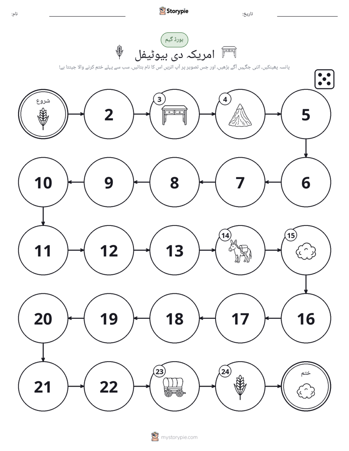 رول اور منتقل کریں کھیل