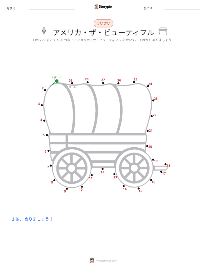 点つなぎ
