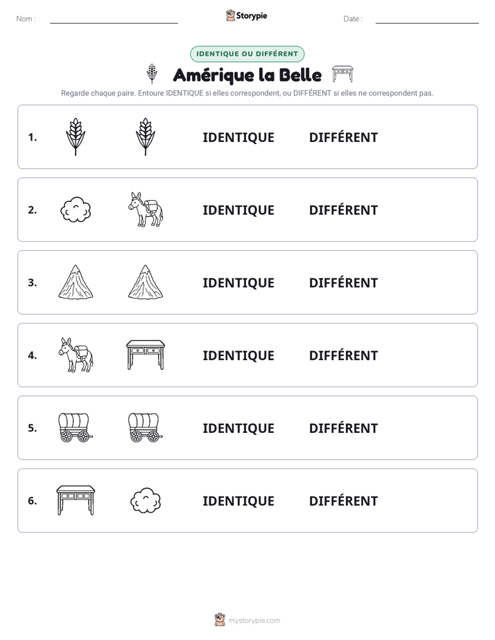 Identique ou Différent