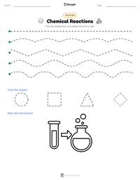 Chemical Reactions printable worksheet preview