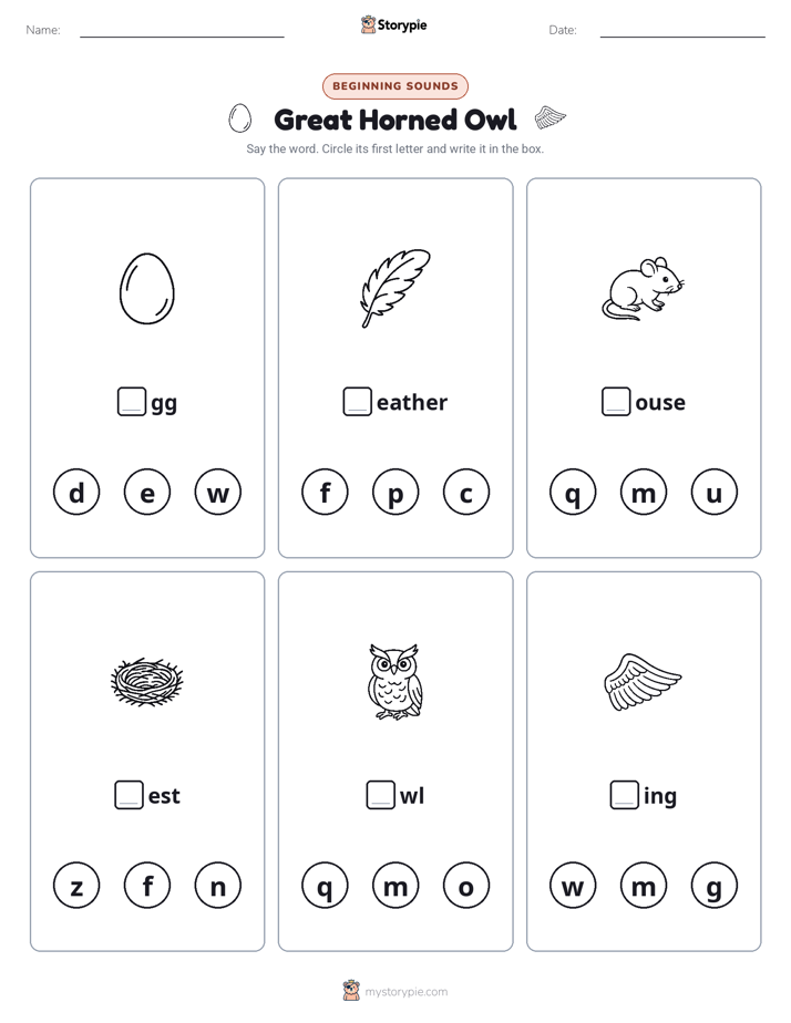 Beginning Sounds