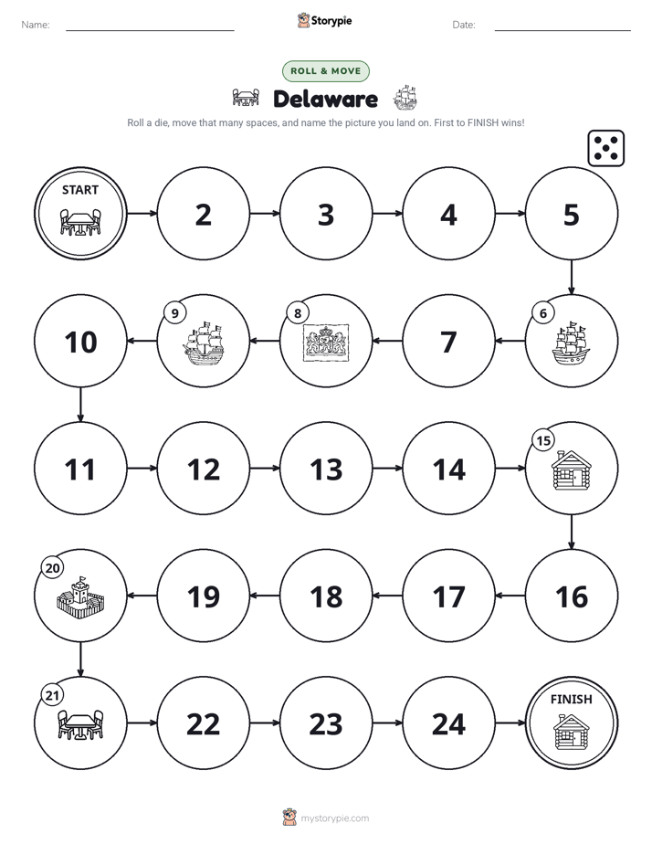 Roll & Move Game