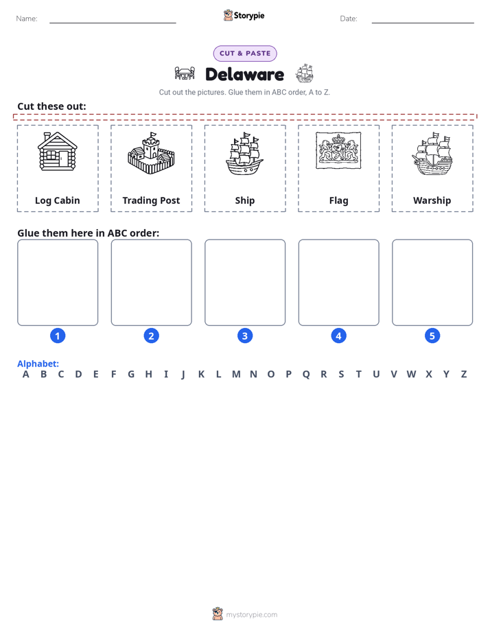 Cut & Paste Alphabet