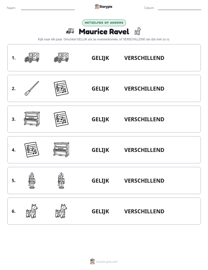 Zelfde of Verschillend