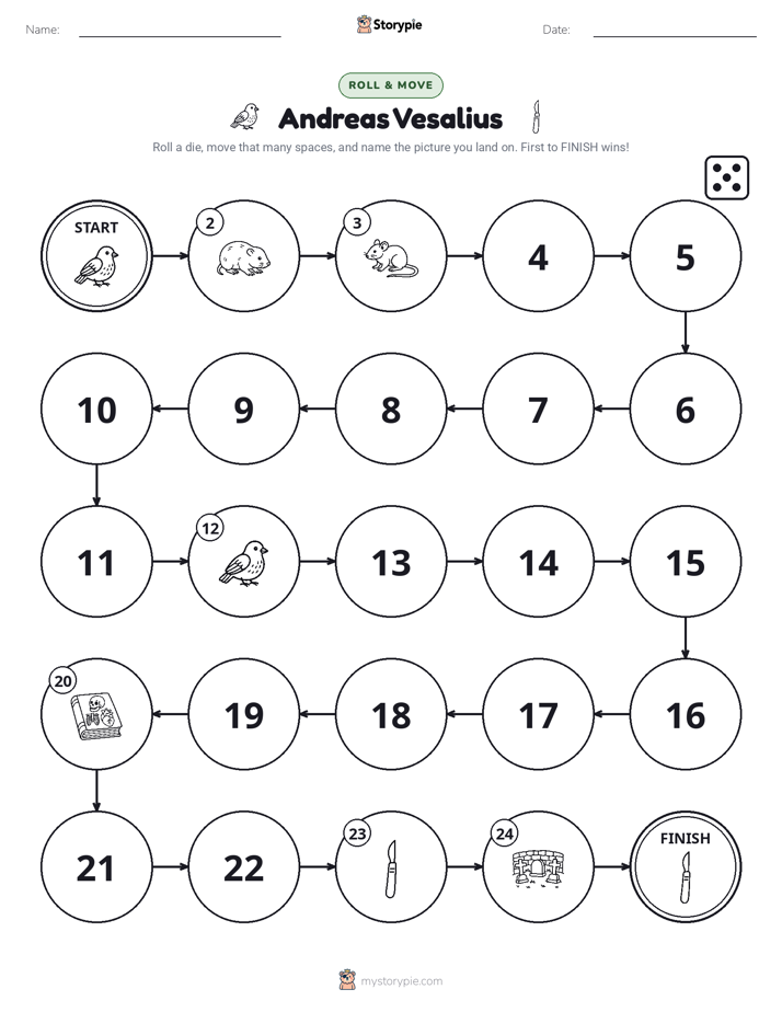 Roll & Move Game