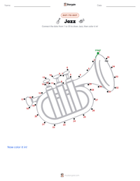 Jazz printable worksheet preview