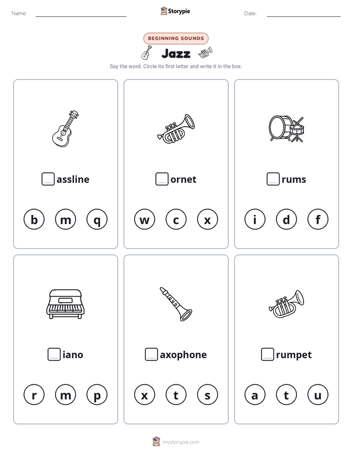 Beginning Sounds
