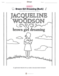 Brown Girl Dreaming (Buch) druckbare Arbeitsblatt Vorschau