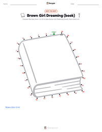 Brown Girl Dreaming (book) printable worksheet preview