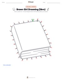 Anteprima della scheda stampabile di Brown Girl Dreaming (libro)