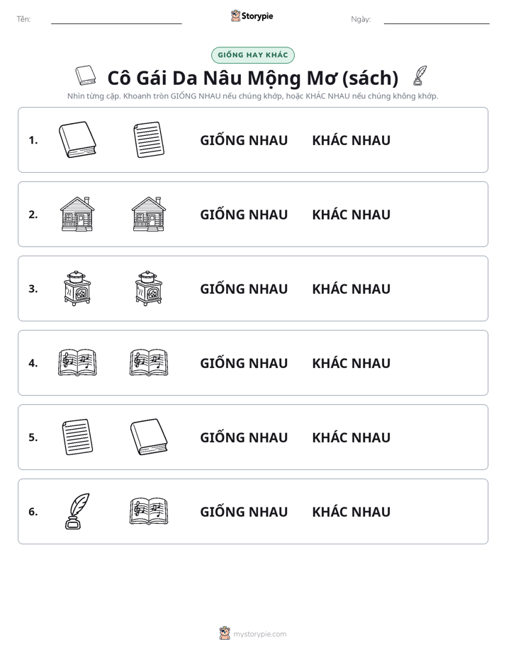 Giống Hay Khác