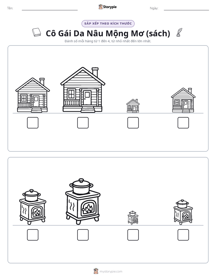 Thứ Tự Kích Thước