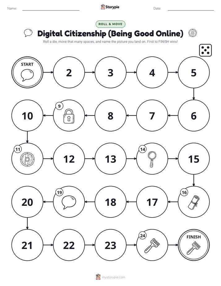 Roll & Move Game