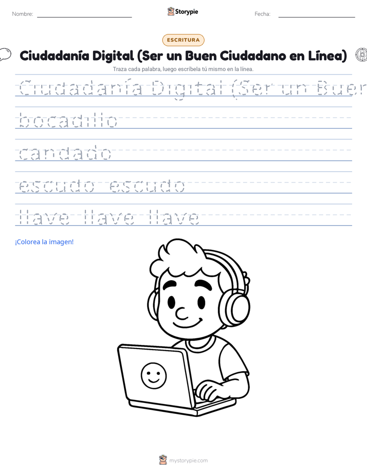 Práctica de Escritura