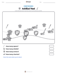 Achilles' Heel printable worksheet preview