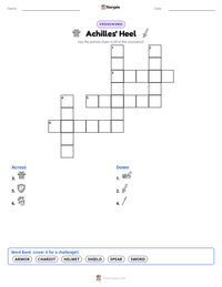 Achilles' Heel printable worksheet preview