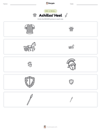 Achilles' Heel printable worksheet preview