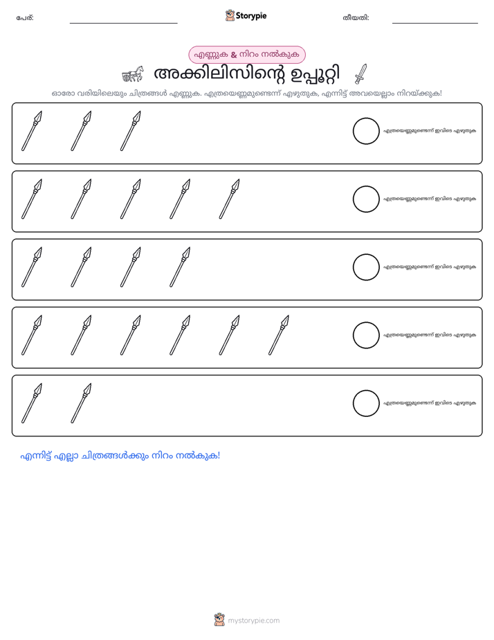 എണ്ണവും നിറവും