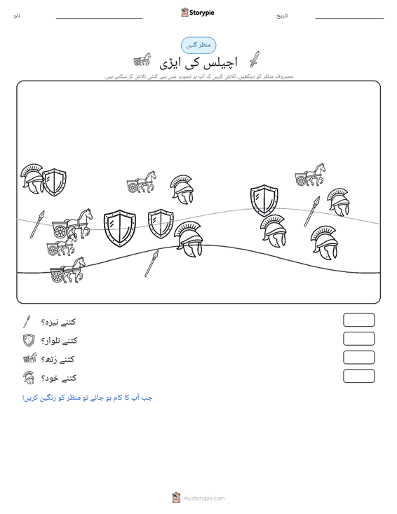 گنتی کا منظر