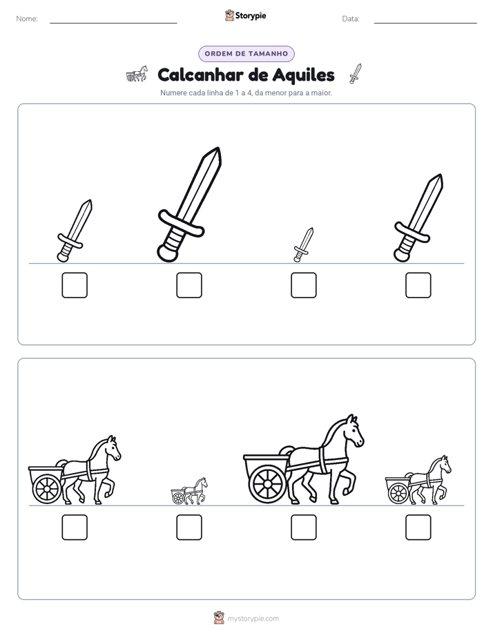 Ordem de Tamanho