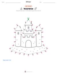 Insurance printable worksheet preview