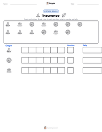 Insurance printable worksheet preview
