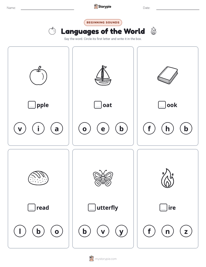 Beginning Sounds