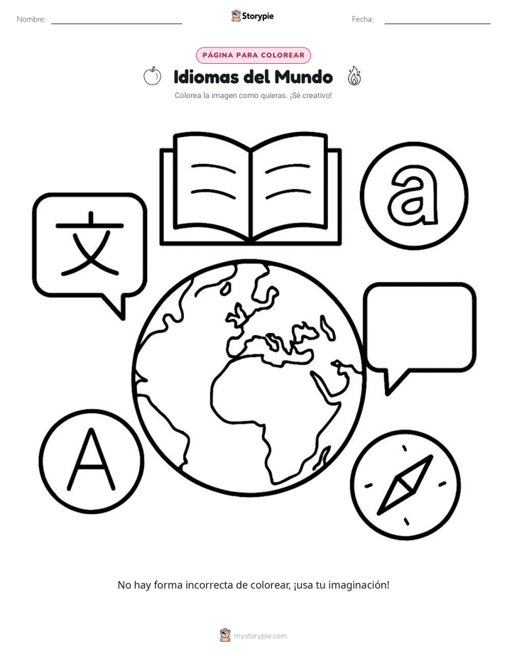 Página para Colorear