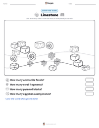 Limestone printable worksheet preview
