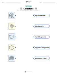 Limestone printable worksheet for kids
