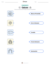 Scheda stampabile di Calcare per bambini