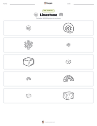 Limestone printable worksheet preview