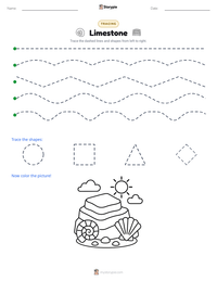 Limestone printable worksheet preview